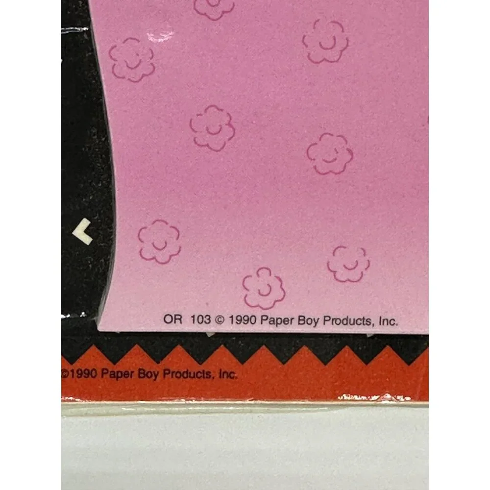 VTG 1990 Paper Boy On a Roll! Toilet Paper Notepad Sealed Novelty Stationery USA